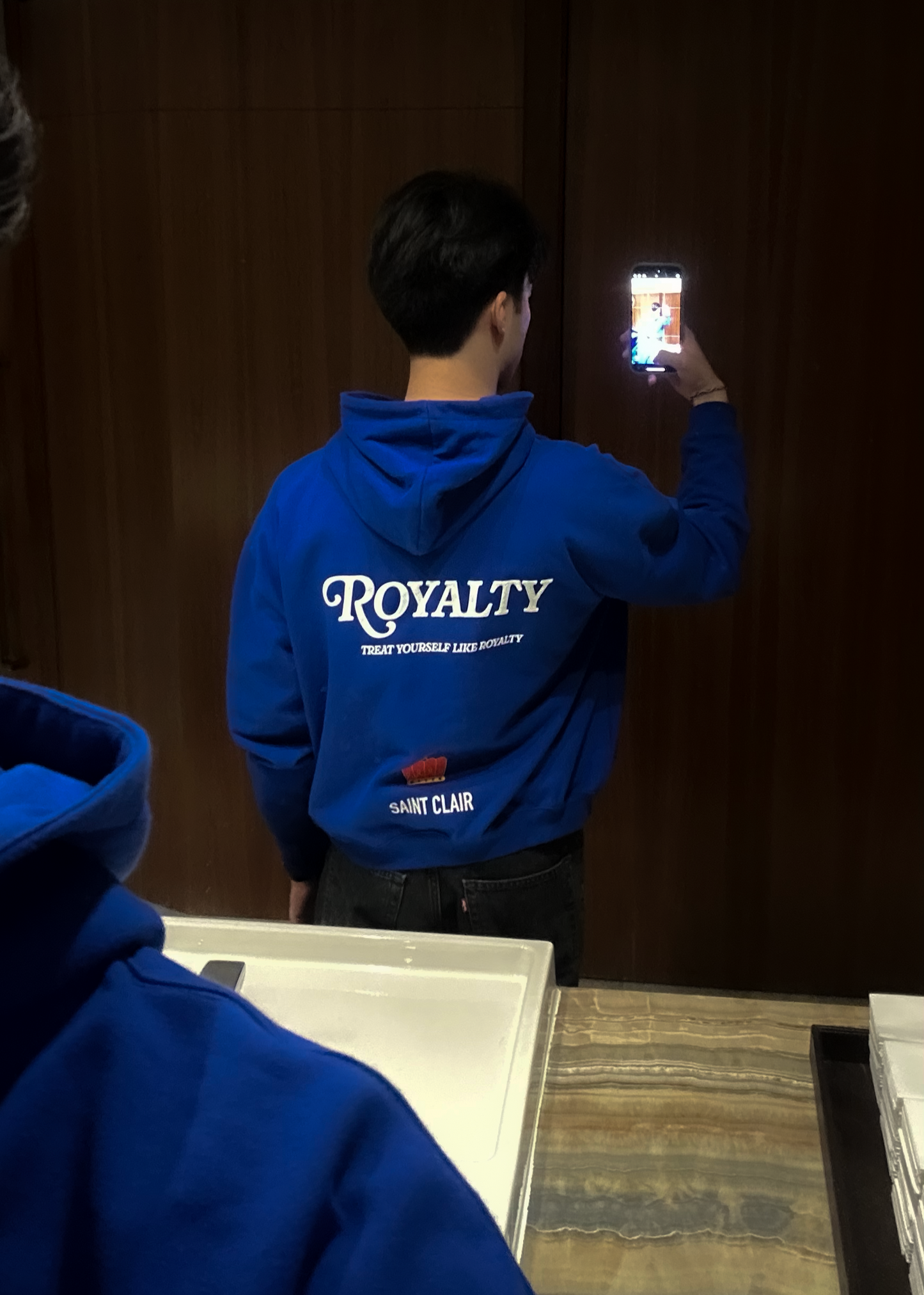 ROYALTY HOODIE - COBALT BLUE