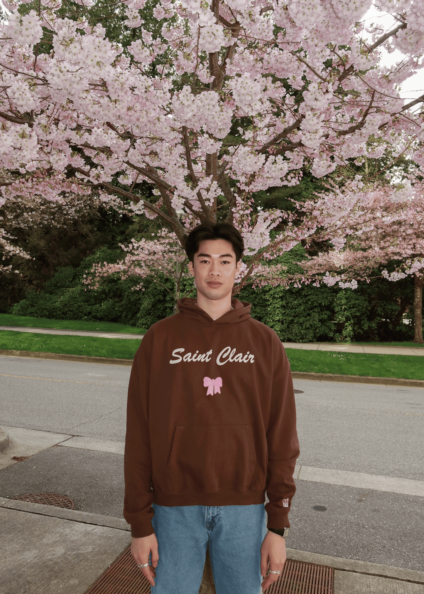 COQUETTE HOODIE - BROWN