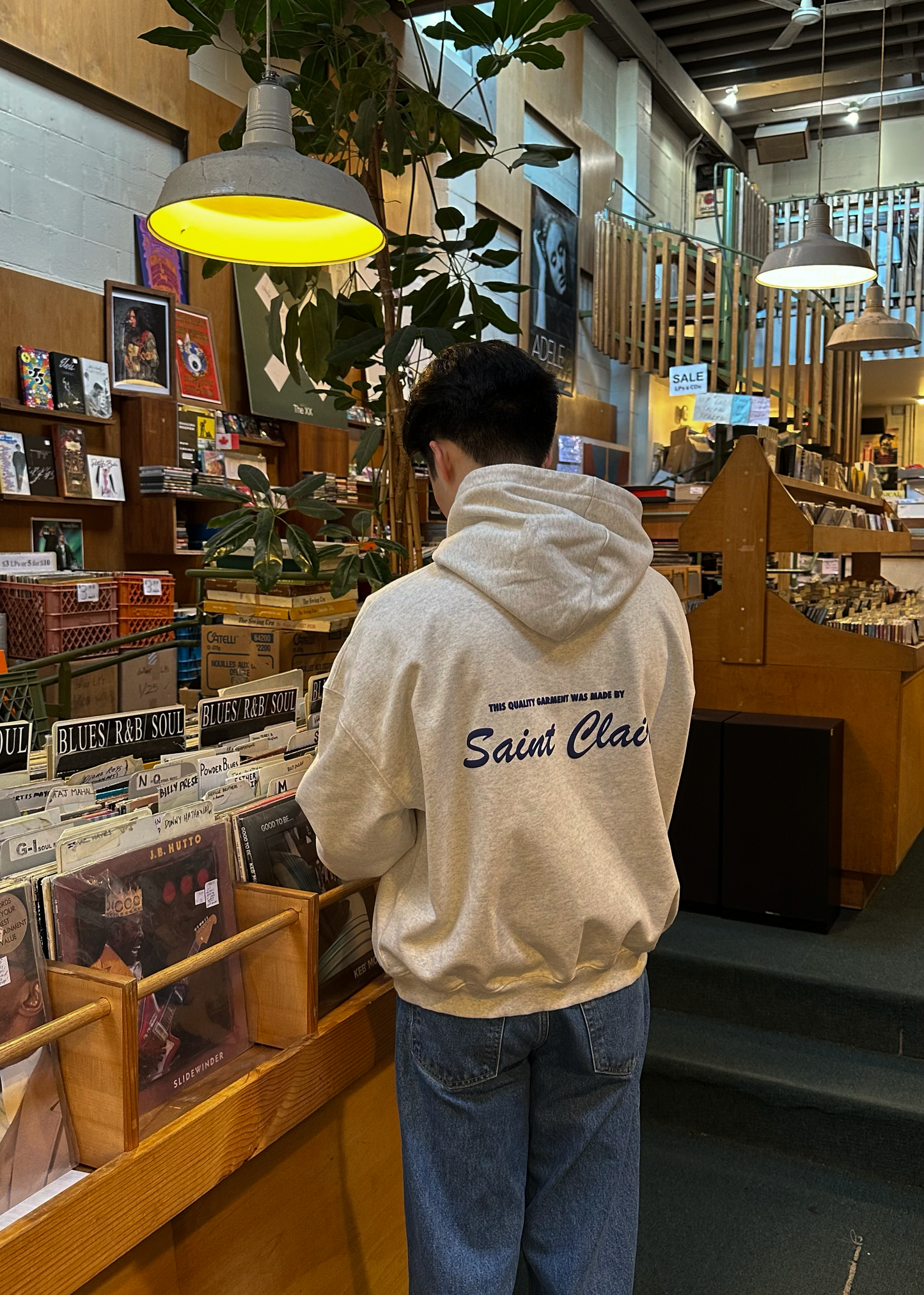 MADE BY SAINT CLAIR HOODIE - LIGHT GREY