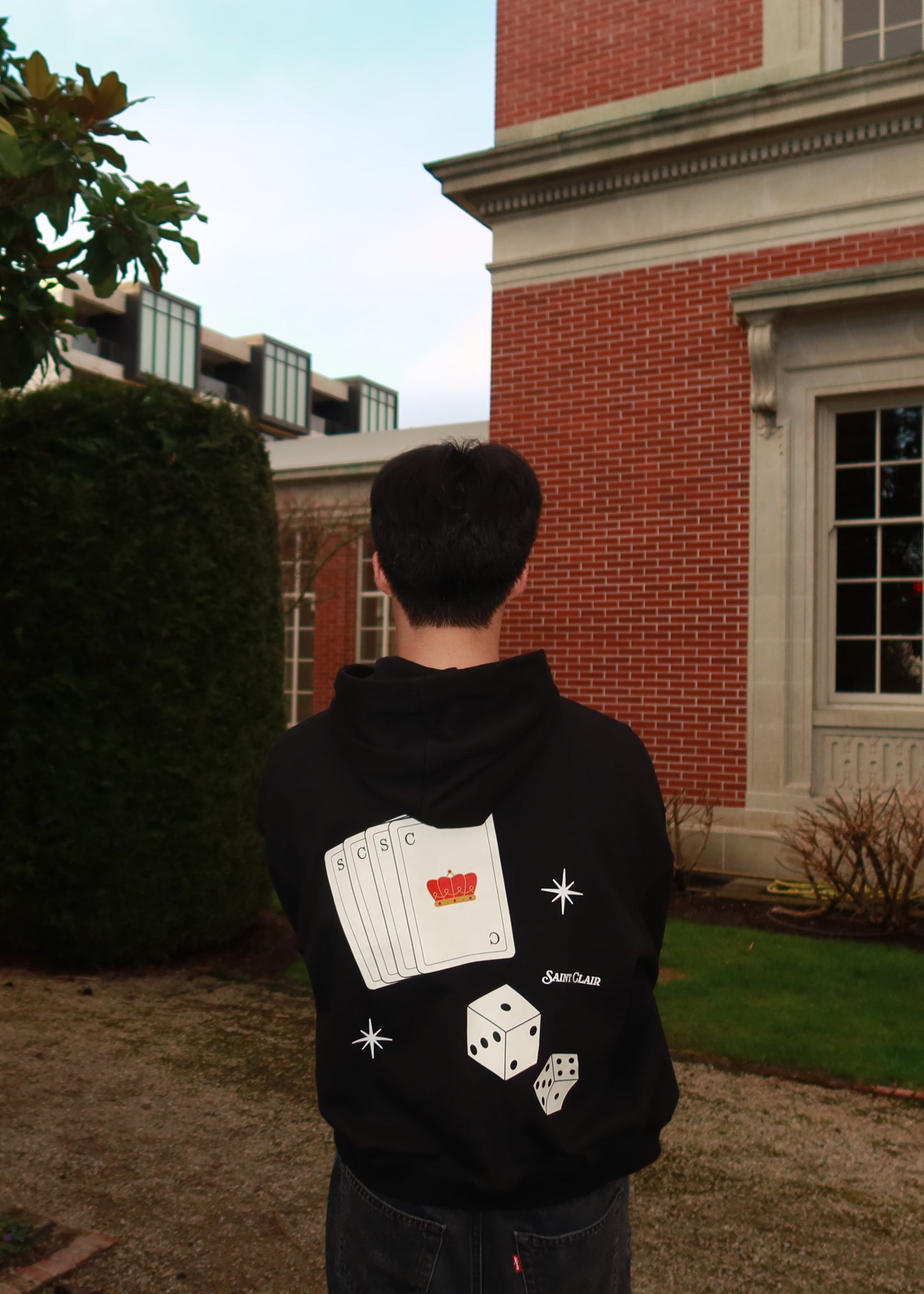 CASINO HOODIE - BLACK