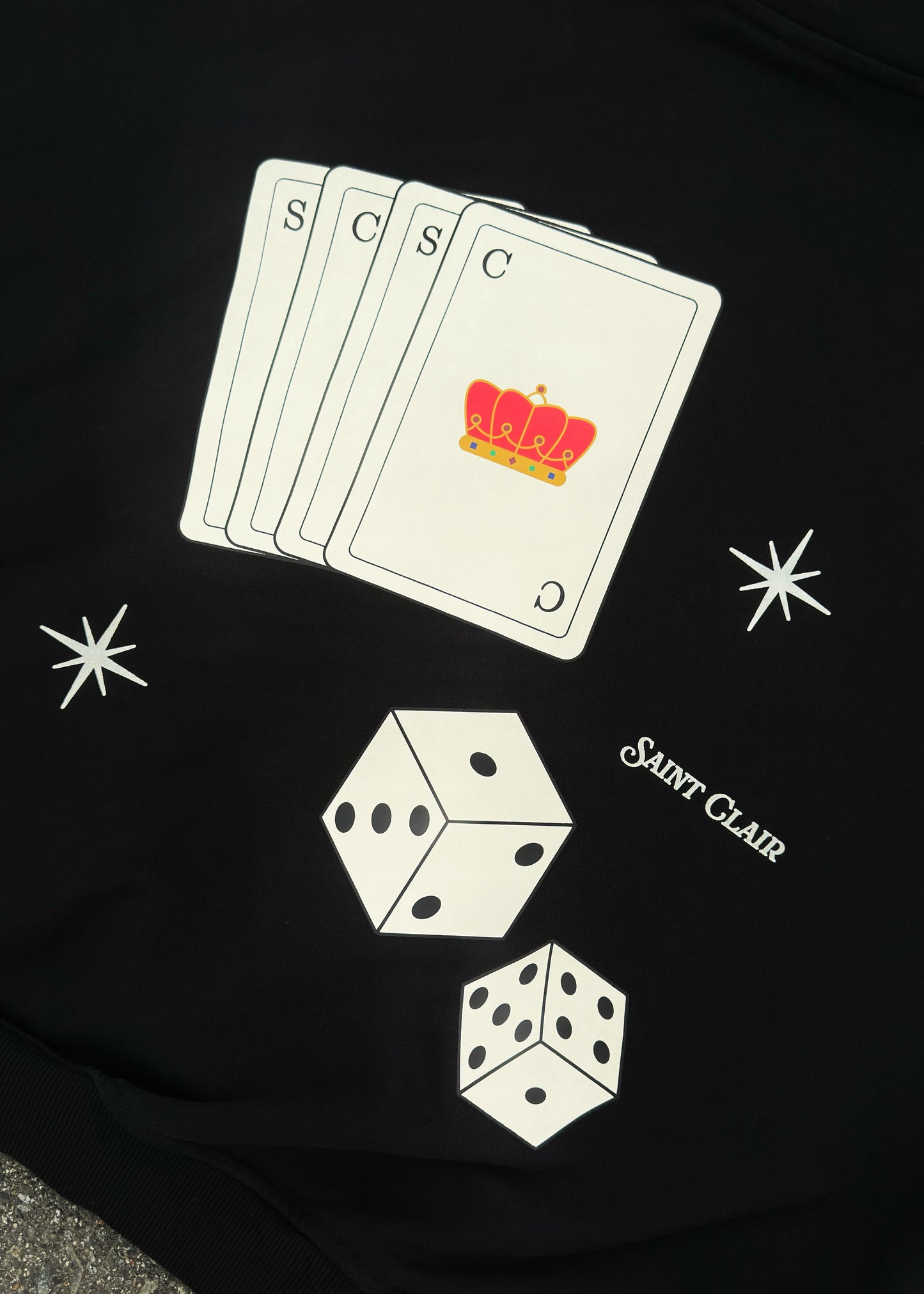 CASINO HOODIE - BLACK