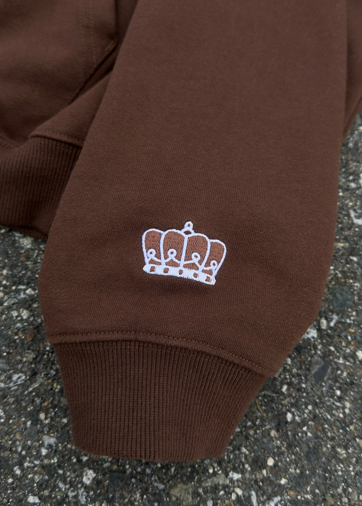 COQUETTE HOODIE - BROWN