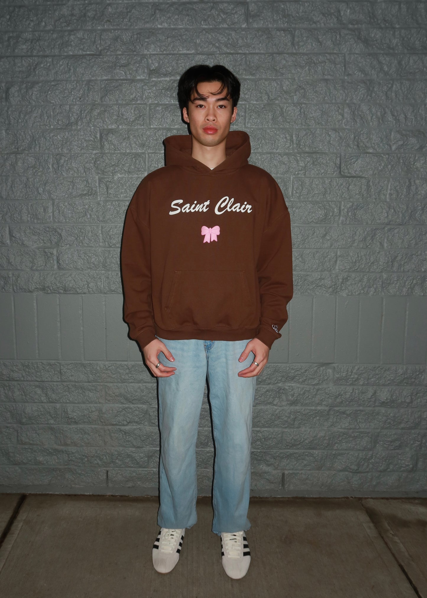 COQUETTE HOODIE - BROWN