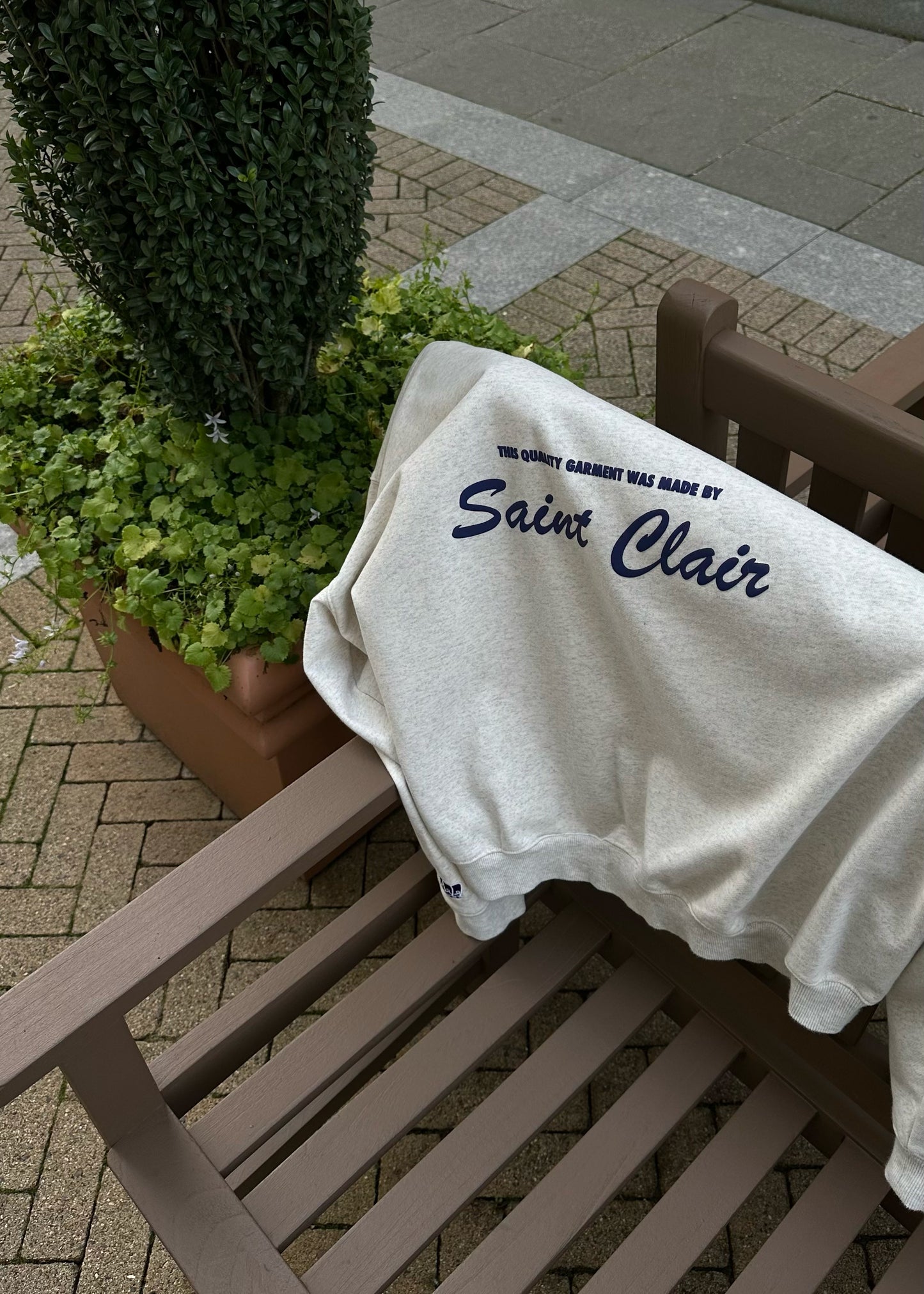 MADE BY SAINT CLAIR HOODIE - LIGHT GREY