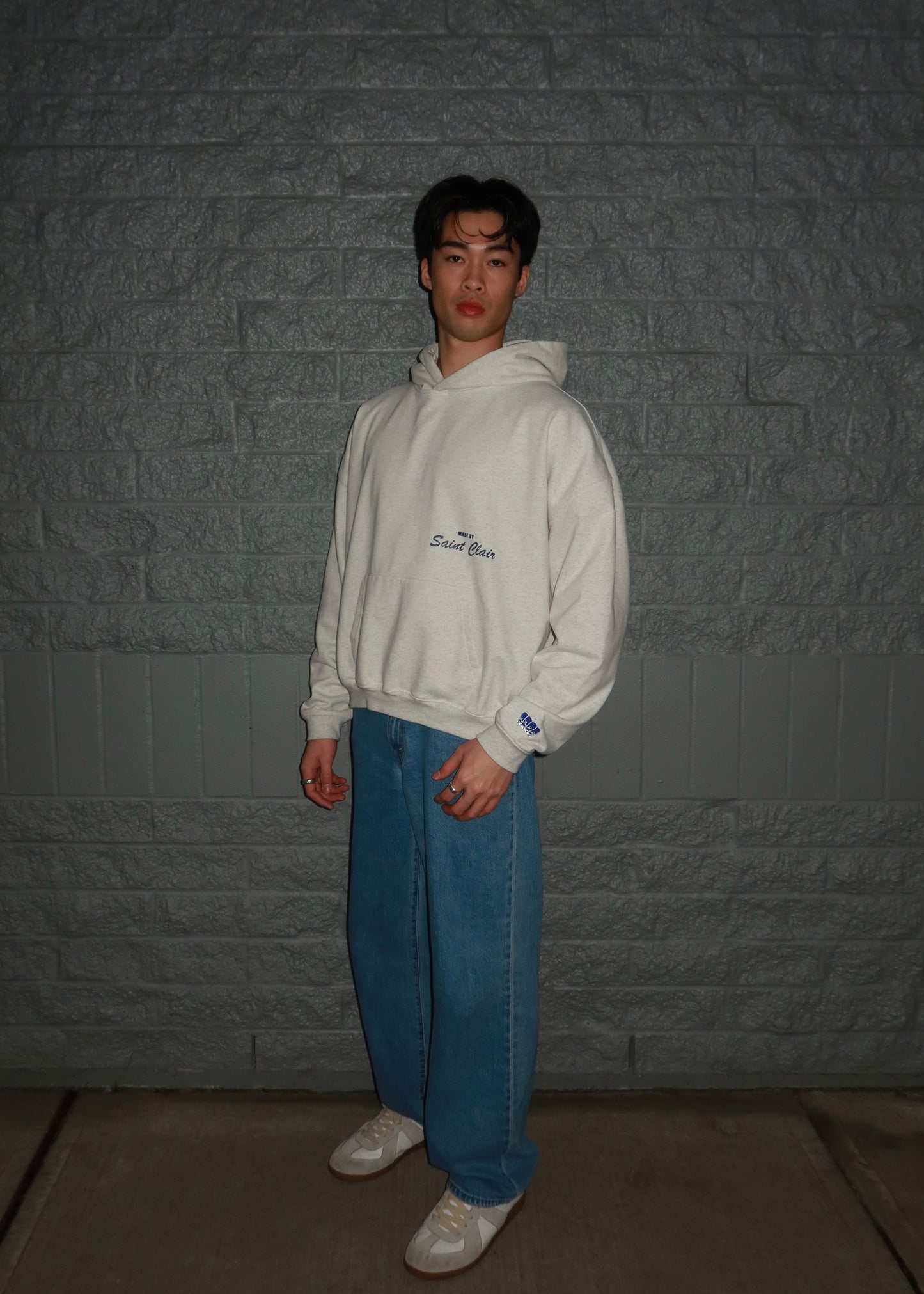 MADE BY SAINT CLAIR HOODIE - LIGHT GREY
