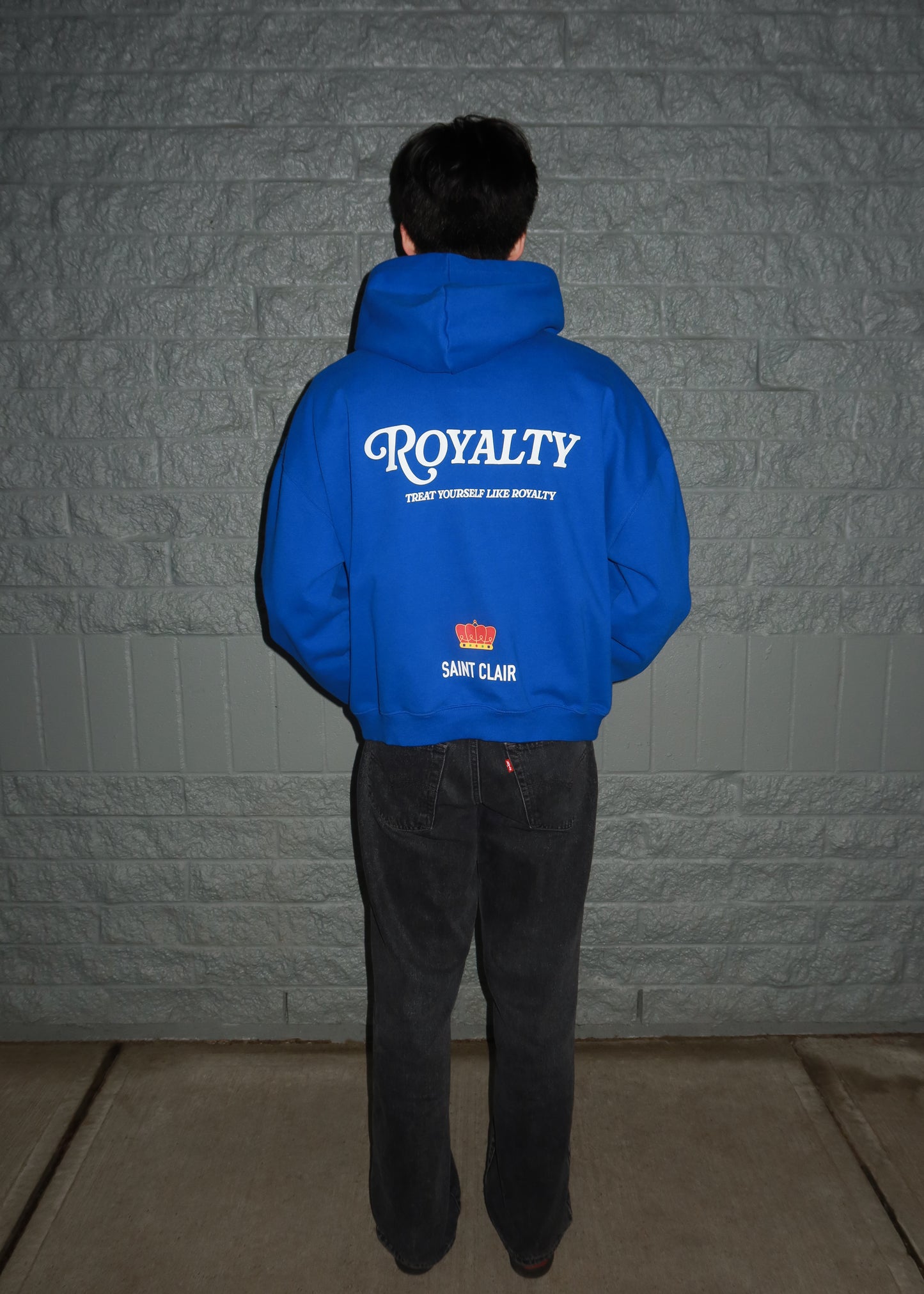 ROYALTY HOODIE - COBALT BLUE