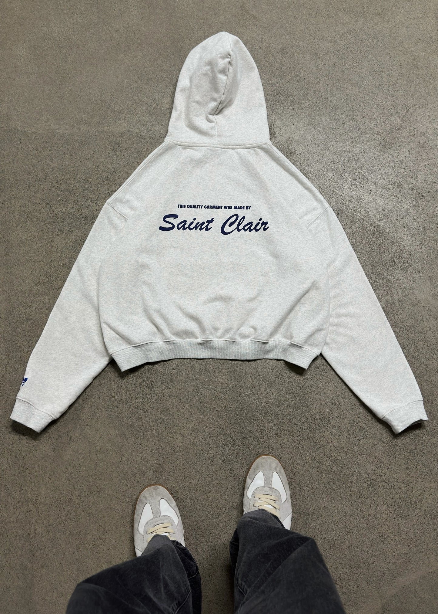 MADE BY SAINT CLAIR HOODIE - LIGHT GREY