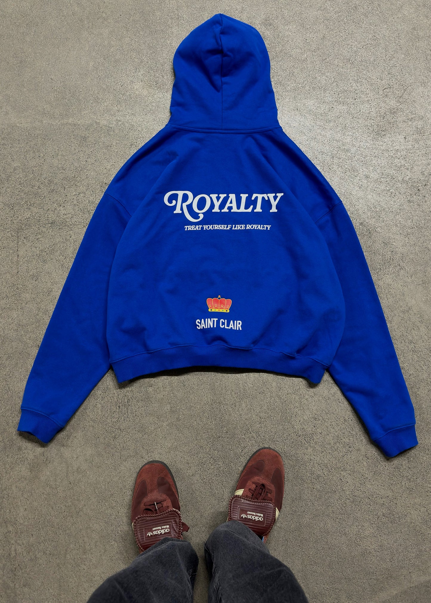 ROYALTY HOODIE - COBALT BLUE
